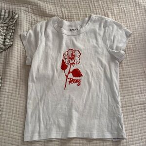 Roxy hibiscus baby tee